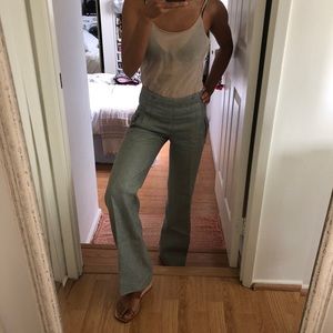 ANTHROPOLOGIE 100% linen pant 0